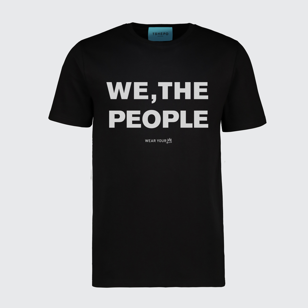 TSHEPO, WE THE PEOPLE T-SHIRT, BLACK | TSHEPO