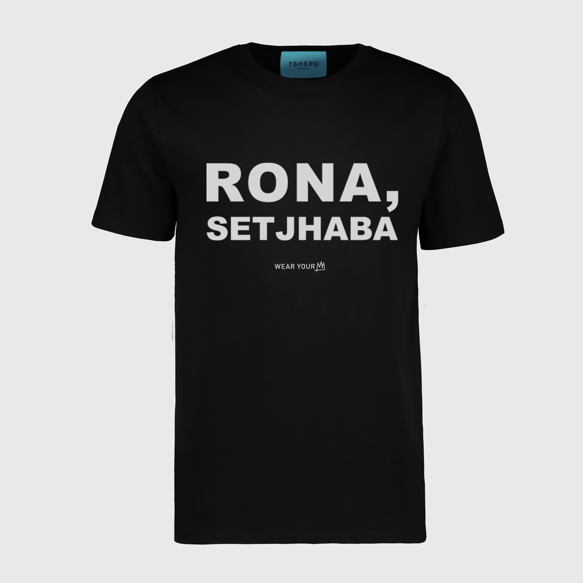 TSHEPO, RONA, SETJHABA T-SHIRT, BLACK | TSHEPO