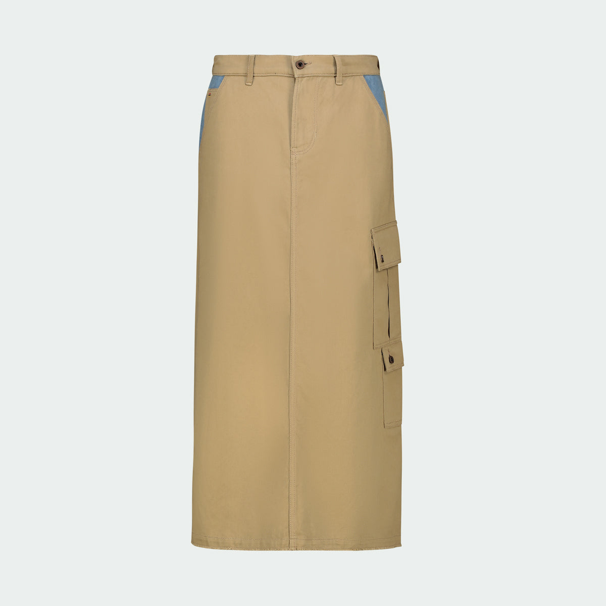 TSHEPO MAXI SKIRT, KHAKI | TSHEPO