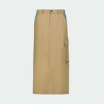 TSHEPO MAXI SKIRT, KHAKI | TSHEPO