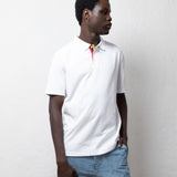 TSHEPO, REGULAR FIT POLO, WHITE