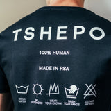 TSHEPO SELF-CARE T-SHIRT, BLACK