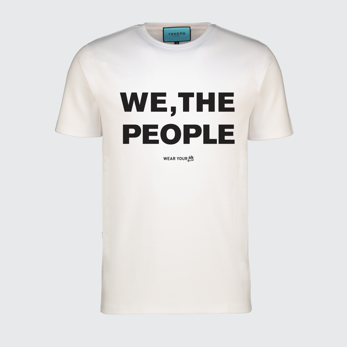 TSHEPO, WE THE PEOPLE T-SHIRT, WHITE | TSHEPO