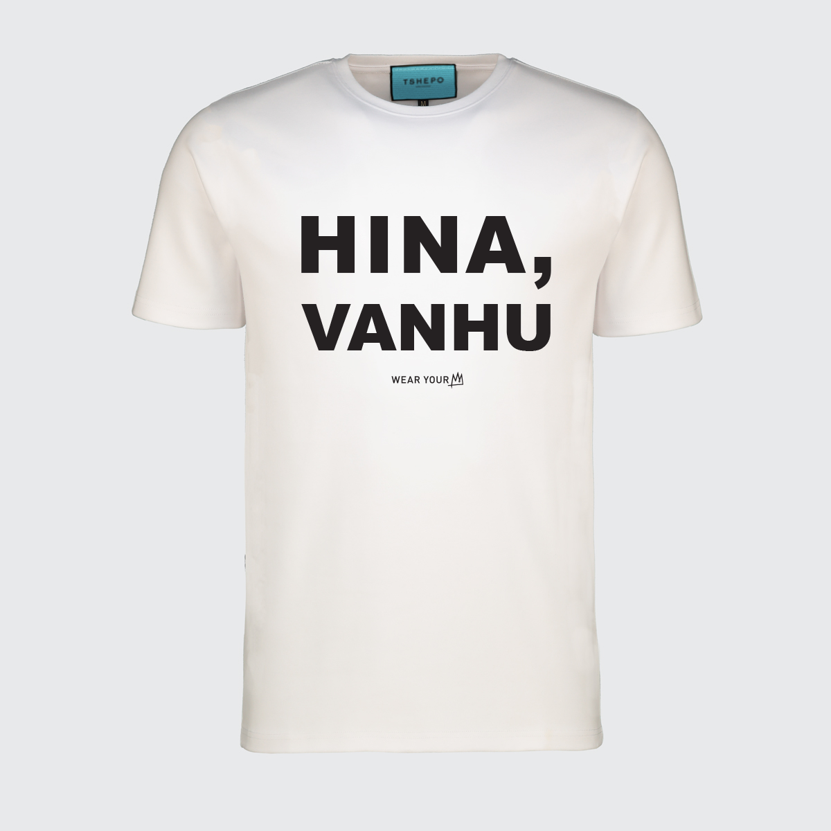 TSHEPO, HINA, VANHU T-SHIRT, WHITE | TSHEPO