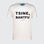 TSHEPO, TSINE, BANTFU T-SHIRT, WHITE | TSHEPO