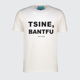 TSHEPO, TSINE, BANTFU T-SHIRT, WHITE | TSHEPO