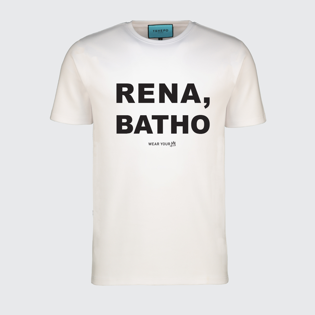 TSHEPO, RENA, BATHO T-SHIRT, WHITE | TSHEPO